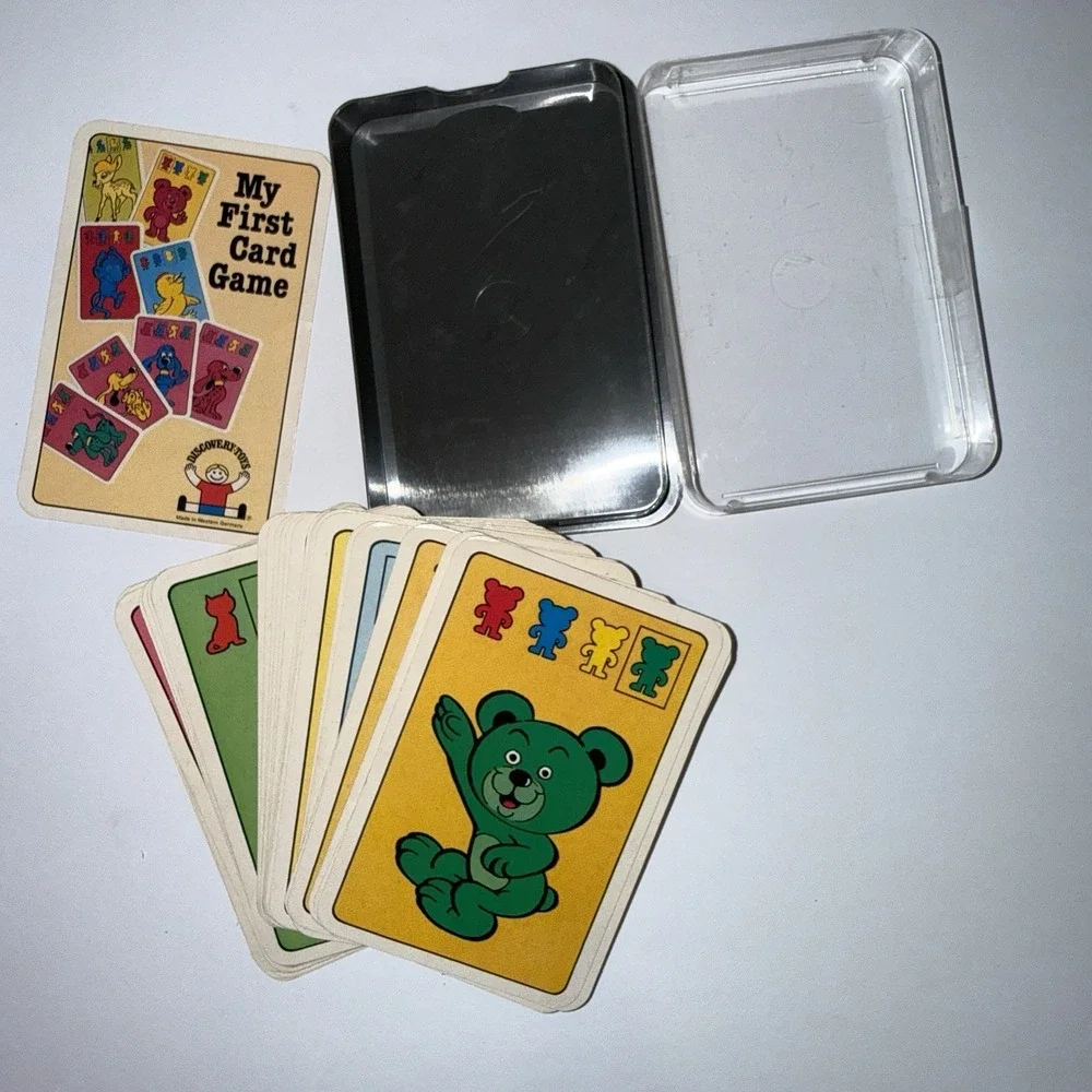 Vintage 1980s Discovery Toys Lot Baby Animals Change A Picture Book & Card Game